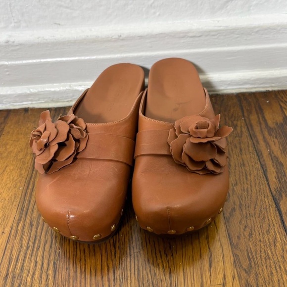 FARM RIO floral leather clogs - Picture 3 of 6